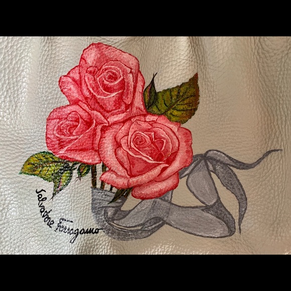 Salvatore Ferragamo large leather bag - Picture 3 of 8